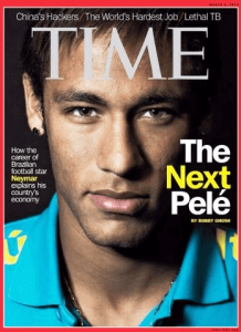 Neymar In Time Magazine